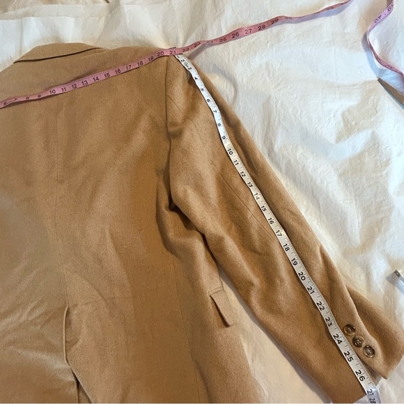 Hunt Valley Camel Hair Blazer Mens 42L Tan - Picture 13 of 15